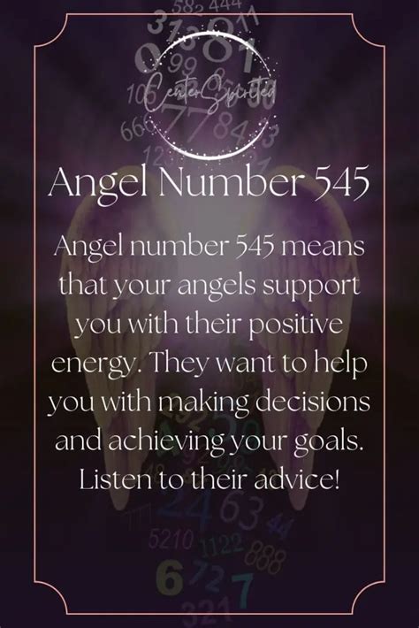 545 Angel Number Meaning